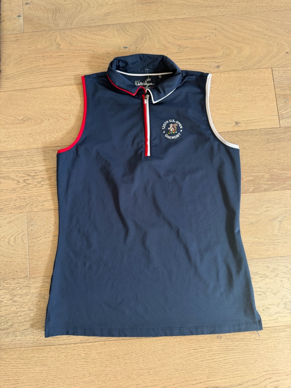 Walter Hagen Women's Golf Vest Small S Navy 125th US Open Oakmont